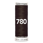 Gutermann garen | 200m | 780 donkerbruin naaigaren GM - 200 - 780 - donkerbruin 4008015033729